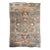 1920-30's Antique Ferahan Sarouk Island Sky Hues Blues, Corals & Espresso Rug 3.3 X 4.8 For Sale