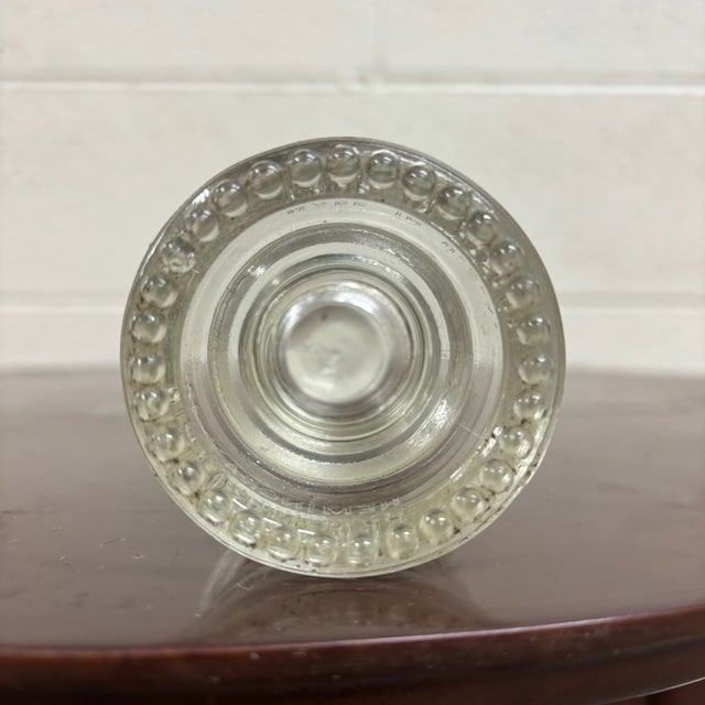 Early 20th Century Antique Hemingray 12 Clear Glass Insulator For Sale - Image 5 of 6