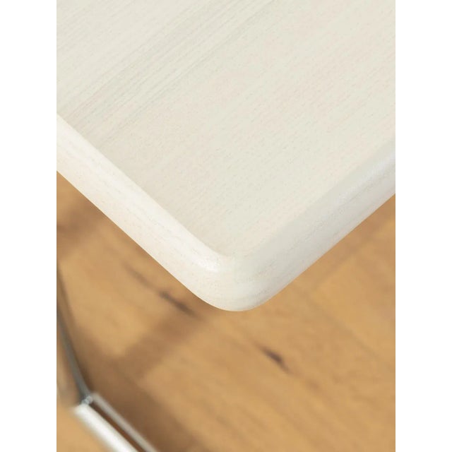 Wood Vintage Desk in Steel and Ash, 1980s For Sale - Image 7 of 8