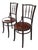 Bentwood Chairs with Marquetry Seats from Thonet, 1890s, Set of 2 For Sale