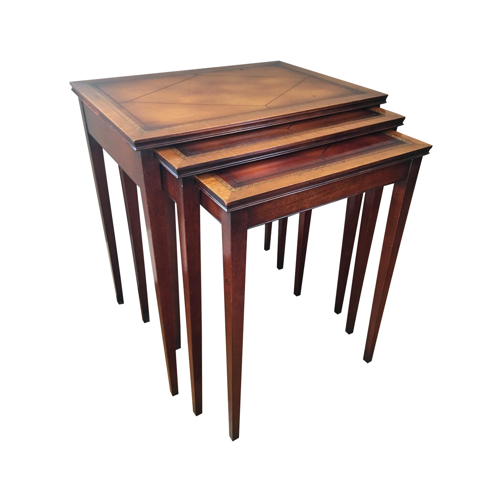 Henredon Heritage Nesting Tables Set of 3 Chairish