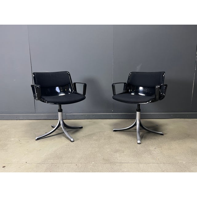 Tecno Modus Chairs by Osvaldo Borsani for Tecno, 1970s, Set of 2 For Sale - Image 4 of 10