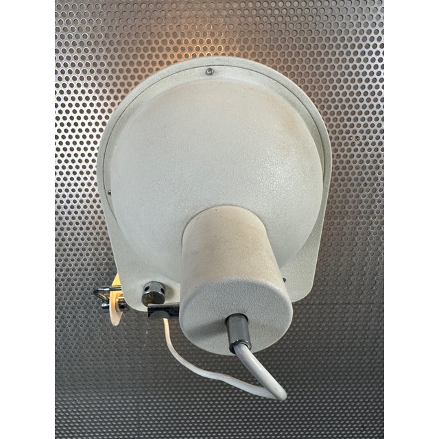 Vintage Italian White Satin Wall Lamp by Grignani for Luci, 1970s For Sale - Image 5 of 11