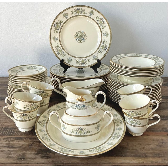 Minton Vintage Regency Minton “Henley” China - Set of 63 For Sale - Image 4 of 10