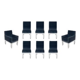 Example of Blue Mid-Century Modern Seating
