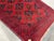 Red & Navy Blue Geometric Tribal Wool Runner Rug, 2'7" X 12'6" For Sale - Image 10 of 13