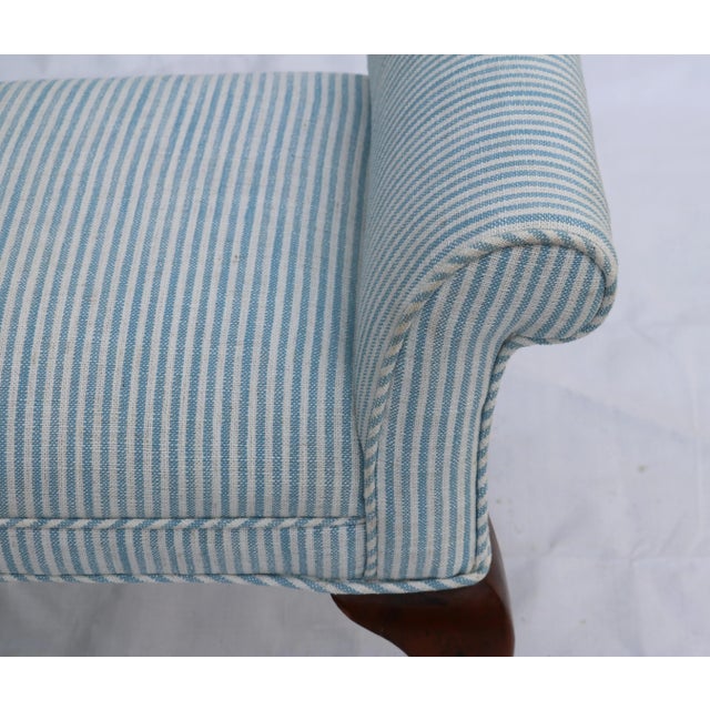 Mid 20th Century Chippendale Style Mahogany Ball and Claw Foot Window/Foot of Bed Seat For Sale - Image 9 of 13