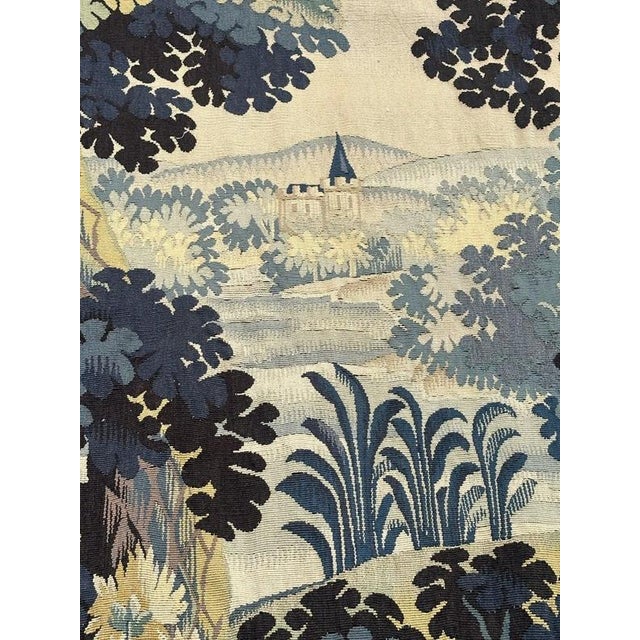 1930s Vintage French Aubusson Tapestry in Silk and Wool, 1930s For Sale - Image 5 of 18