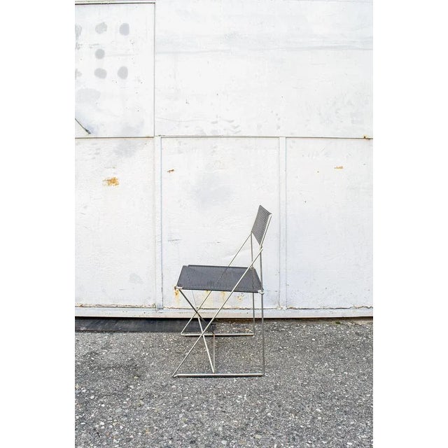 Set of X-Line Chairs by Niels Jorgen Haugesen for Magis, 1977 For Sale - Image 3 of 7
