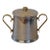 Vintage Italian Silverplate & Brass Ice Bucket For Sale