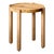 Brown Small Contemporary Satin Walnut Wood Side Table With Bronze Details For Sale - Image 8 of 13