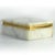 A beautiful, striking box with a hinged lid. Crafted from hand-polished alabaster, the edges are finished with gold-...