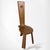 The Brutalist spinning chair is a solid oak architectural wooden armchair designed to elevate any eclectic interior with...