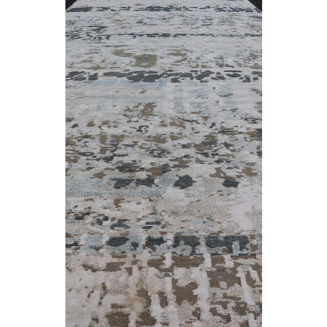 Measures 5'0 x 14'10 Country of Origin: India; Type: Modern; Design: All-Over, Abstract, Modern; Keivan Woven Arts: rug;...