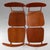 Wood Scandinavian Wood Dining Chairs in the the style of Hans J. Wegner, 1960s, Set of 4 For Sale - Image 7 of 14