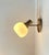 1970s Vintage Scandinavian Brass Wall Lamp with Opaline Sphere, 1970s For Sale - Image 5 of 13