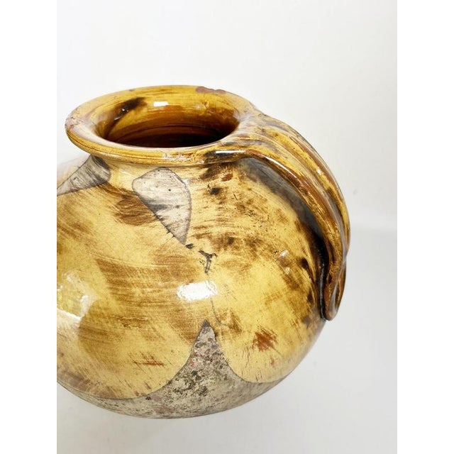 Vintage French Glazed Pottery Jar, 1960s For Sale - Image 6 of 12