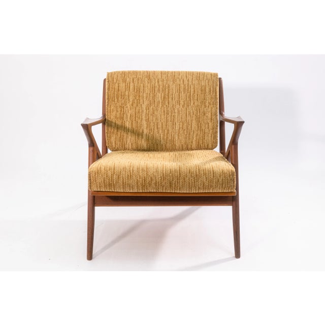 Wood Pair of Vintage 1960s Poul Jensen for Selig Z Danish Teak Wood Accent Armchairs For Sale - Image 7 of 12