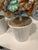Ceramic Handmade SeashellCoastal Topiaries in White Ceramic Pots - A Pair For Sale - Image 7 of 10