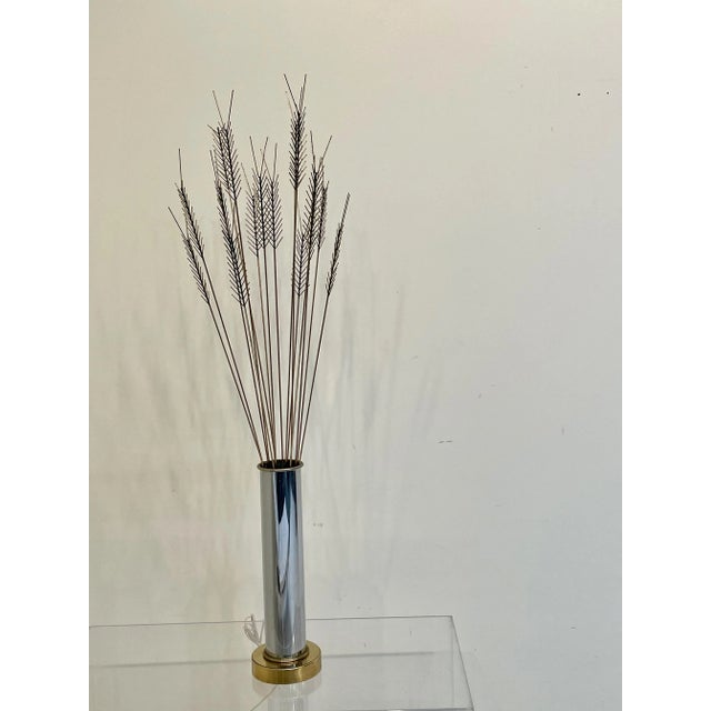 1960s Curtis Jere Sheaves of Wheat Lamp For Sale - Image 11 of 11