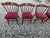 Wood 1970s Solid Hard Rock Maple Dining Chairs -Set of 6 With Cushions For Sale - Image 7 of 8