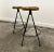 Vintage French Industrial Metal Frame Bar Stools, 1970s, Set of 2 For Sale - Image 10 of 13