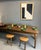 Farmhouse Big Farm Table in Ash with Zone Feet For Sale - Image 3 of 13