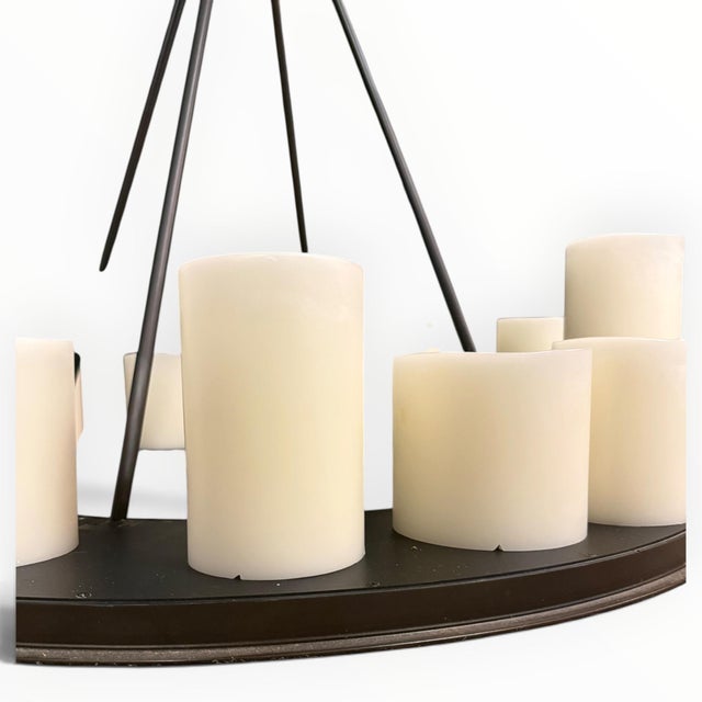 Holly Hunt Kevin Reilly for Holly Hunt Round 17-Light Hemel Chandelier For Sale - Image 4 of 7