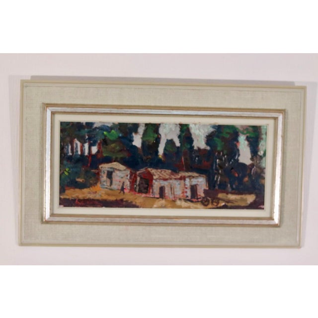 Bertil Wahlberg, Nestled Houses, 1960s, Oil on Canvas, Framed For Sale - Image 8 of 18