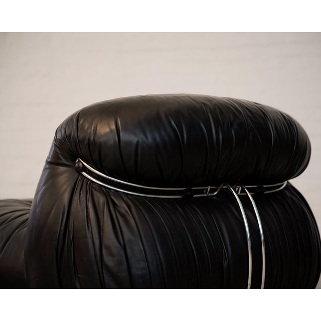 Black Soriana Chair by Afra & Tobia Scarpa for Cassina, 1960s For Sale - Image 8 of 17