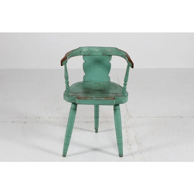 Axel Einar Hjorth Antique Swedish Armchair by Axel Einar Hjorth, 1850s For Sale - Image 4 of 17