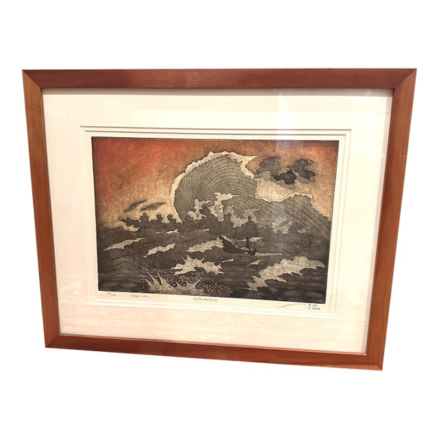 1999 “Endurance” Intaglio Etching Signed and Numbered by Matthew Smith For Sale