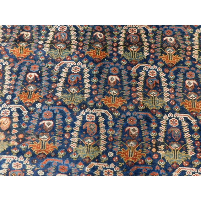 Textile Antique Handmade Persian Gallery Rug For Sale - Image 7 of 13