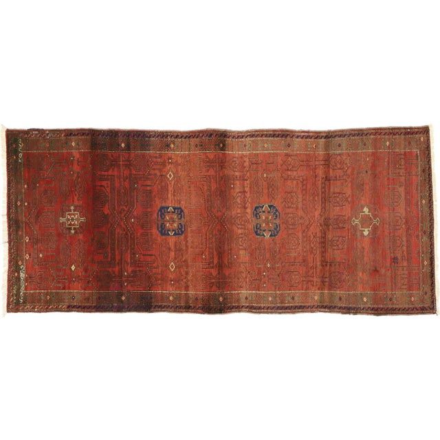 Vintage Persian Baluch Hallway Runner - 03'10 X 08'09 For Sale - Image 9 of 9
