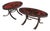 Pair of French Lava Stone and Wrought Iron Tables, C. 1970 For Sale