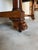 Antique Empire Style Console Table With Carved Paw Feet & Casters For Sale - Image 11 of 17