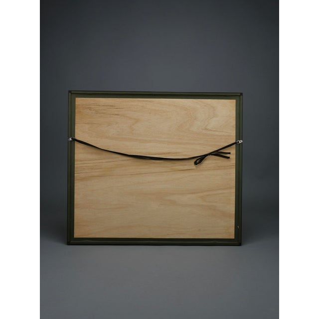 Kyoshi Nagai, Landscape Composition, 1972, Woodblock Print, Framed For Sale - Image 9 of 13