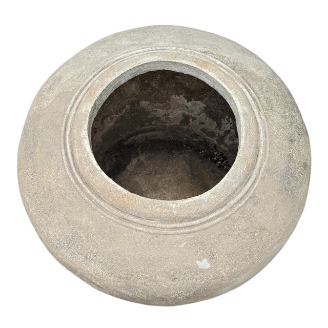 Mid 20th Century Antique Cement Java Pot / Planter For Sale - Image 5 of 5