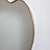 Metal Vintage Italian Wall Mirror with Brass Frame in the style of Gio Ponti, 1960s For Sale - Image 7 of 13
