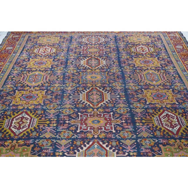 Antique Heriz Rug 8'2'' x 10'7'' For Sale - Image 9 of 11