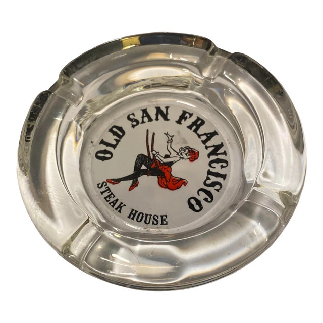 1970s Old San Francisco Steak House Ashtray Catchall For Sale