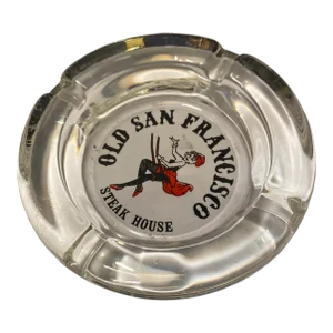 1970s Old San Francisco Steak House Ashtray Catchall