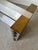 Metal 1970s Paul Mayen for Habitat Architectural Aluminum & Brass Rectangular Coffee Table Base For Sale - Image 7 of 12