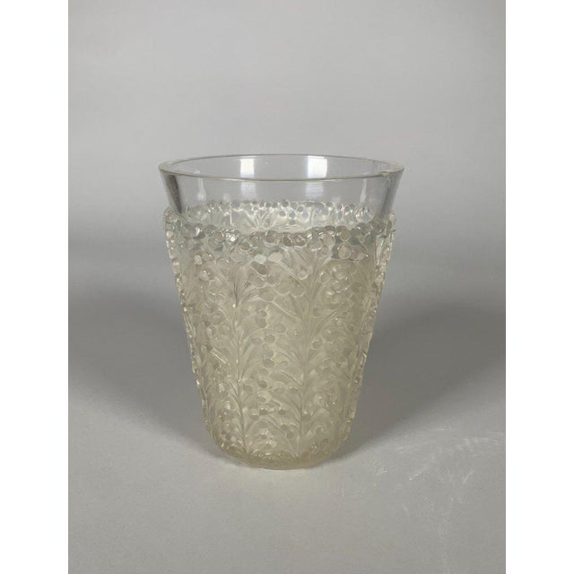 René Lalique (1860-1945) "St. Tropez" Vase, Circa 1937, Art Deco For Sale