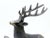 This prominent pair of sculptural stag bookends captures the quintessential rustic lodge aesthetic popular during the...