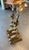A Pair of Large Cast Bronze Dolphin Serpent Trident Doorstops For Sale - Image 4 of 6