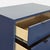 Wood Room & Board Copenhagen Modern Blue 5-Drawer Dresser For Sale - Image 7 of 10