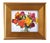 2020s Colorful Bouquet of Flowers Roses Oil Painting Including the Antiqued Gold Wood Frame For Sale - Image 5 of 7
