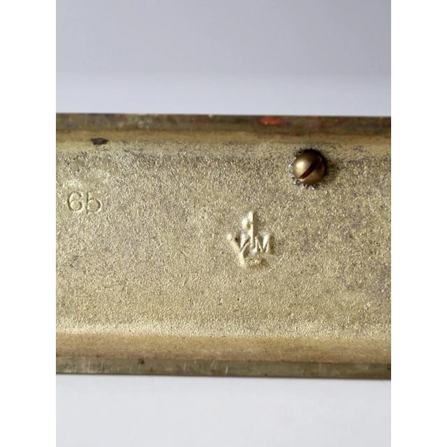 Vintage Virginia Metalcrafters Soldier Doorstop For Sale - Image 11 of 11