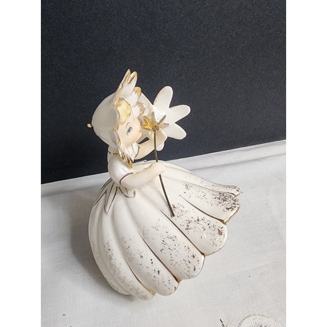 Metal Vintage Japanese Daisy Bloomer Girl For Sale - Image 7 of 8
